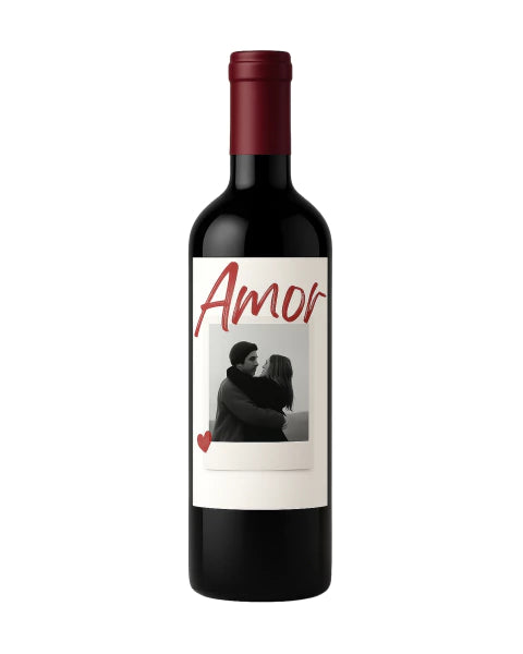 Vinho Personalizado Amor - Dia dos Namorados